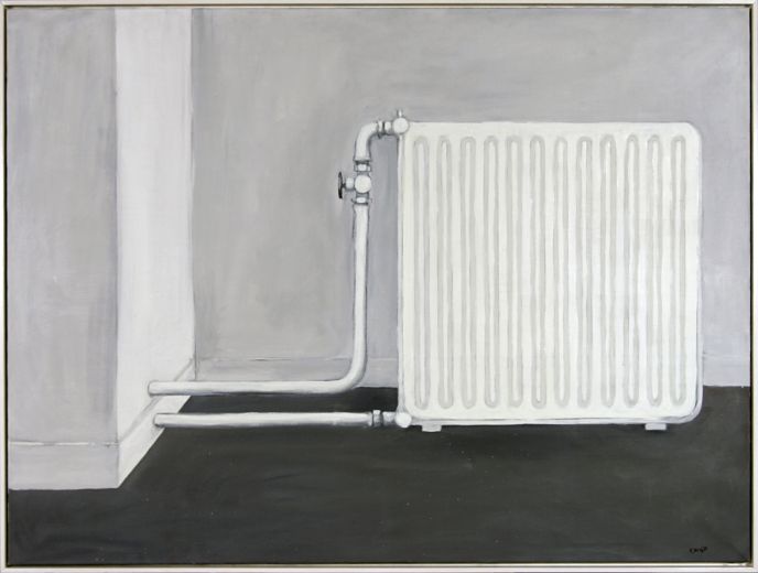 Ernst blok, Zonder titel radiator 1973