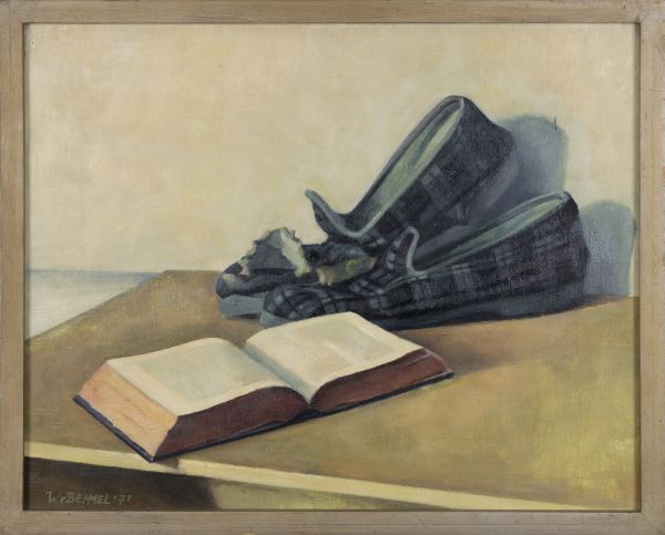 Willem van bemmel, Bijbel met kapotte pantoffels